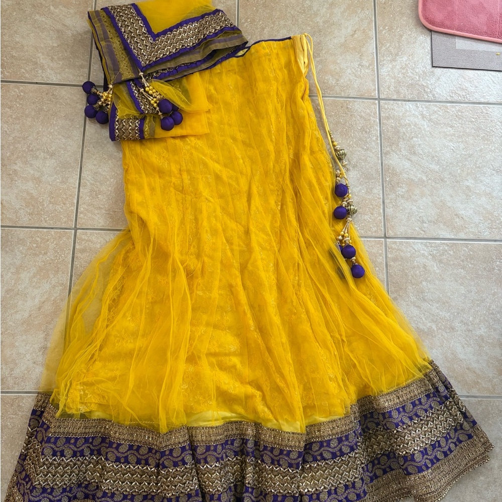 Lehenga skirt and dupatta